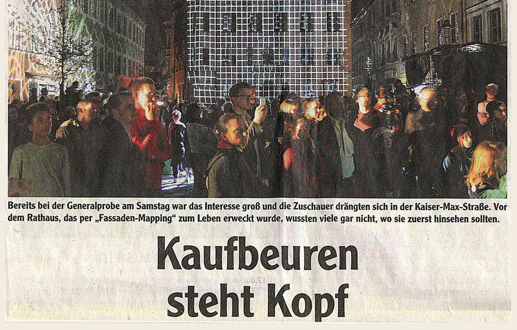 Kaufbeuren steht Kopf